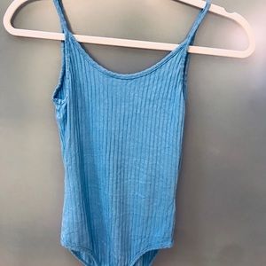 baby blue bodysuit